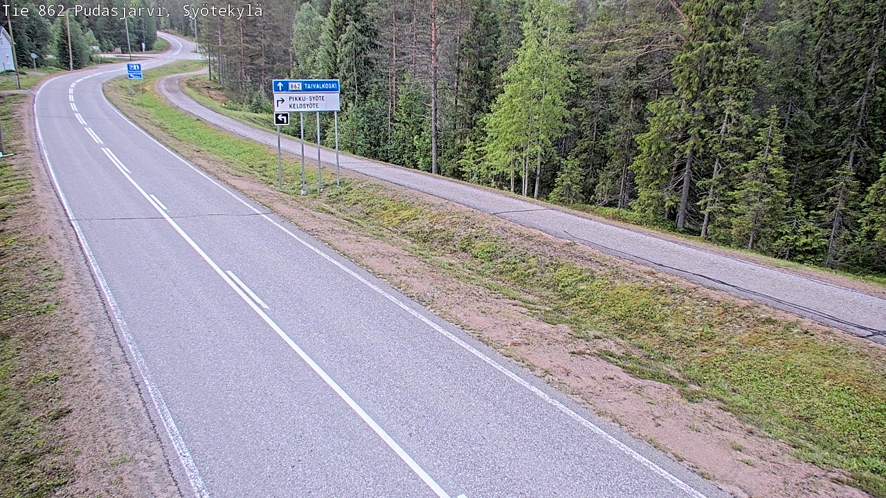 Kelikamerat Kuva Tie 862 Pudasjärvi, Syötekylä, Pudasjärvi, Pohjois-Pohjanmaa