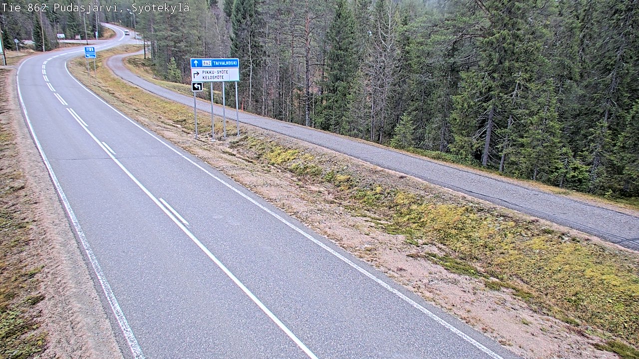 Kelikamerat Kuva Tie 862 Pudasjärvi, Syötekylä, Pudasjärvi, Pohjois-Pohjanmaa