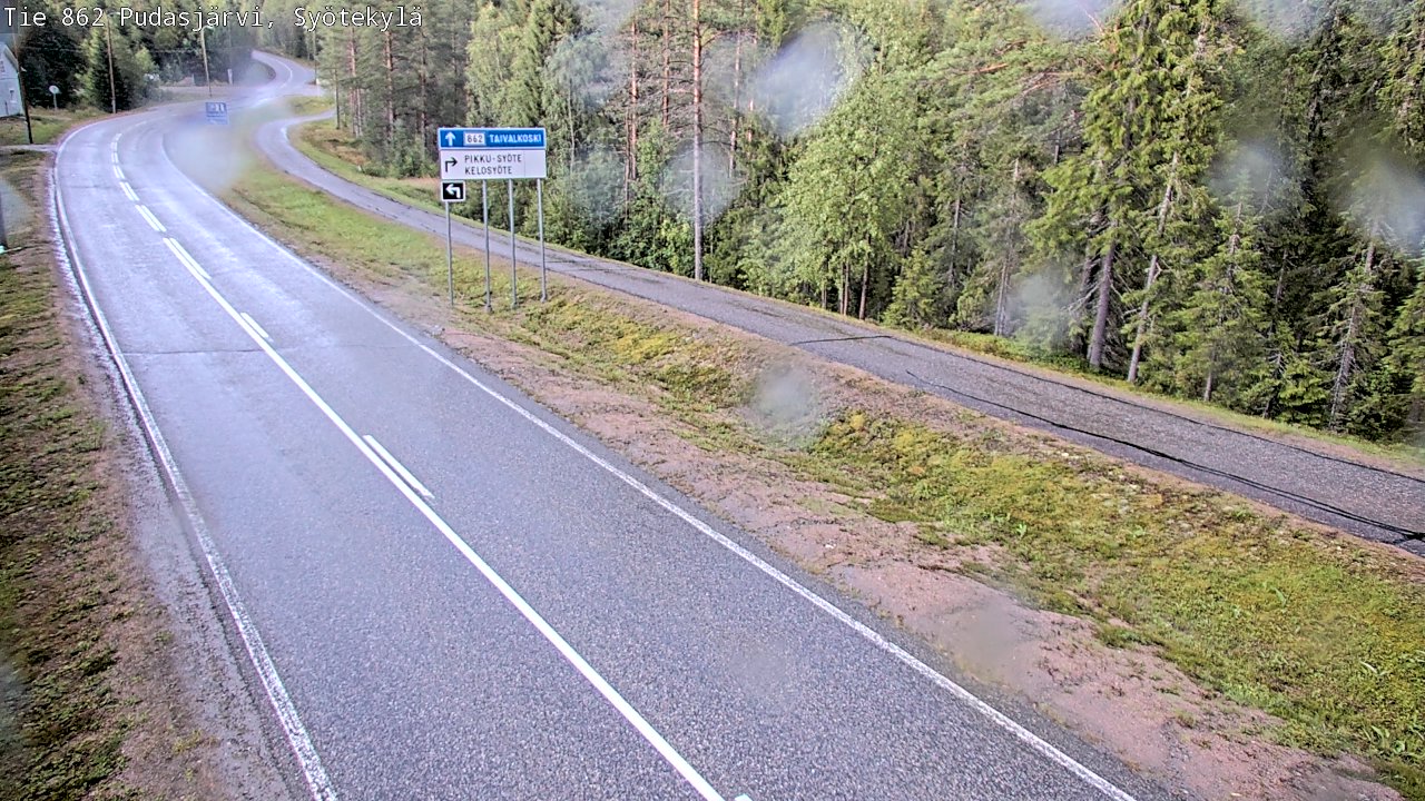 Kelikamerat Kuva Tie 862 Pudasjärvi, Syötekylä, Pudasjärvi, Pohjois-Pohjanmaa