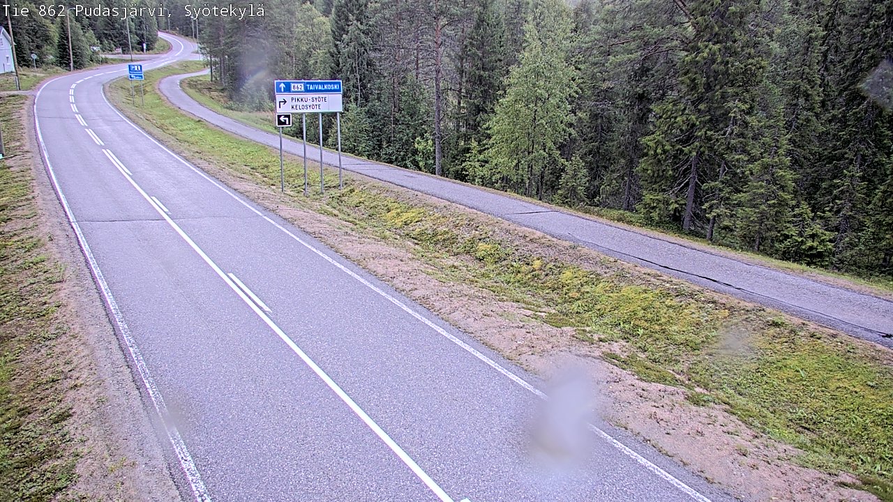 Kelikamerat Kuva Tie 862 Pudasjärvi, Syötekylä, Pudasjärvi, Pohjois-Pohjanmaa