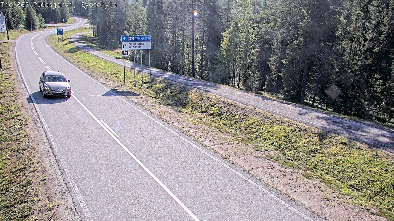 Kelikamerat Kuva Tie 862 Pudasjärvi, Syötekylä, Pudasjärvi, Pohjois-Pohjanmaa