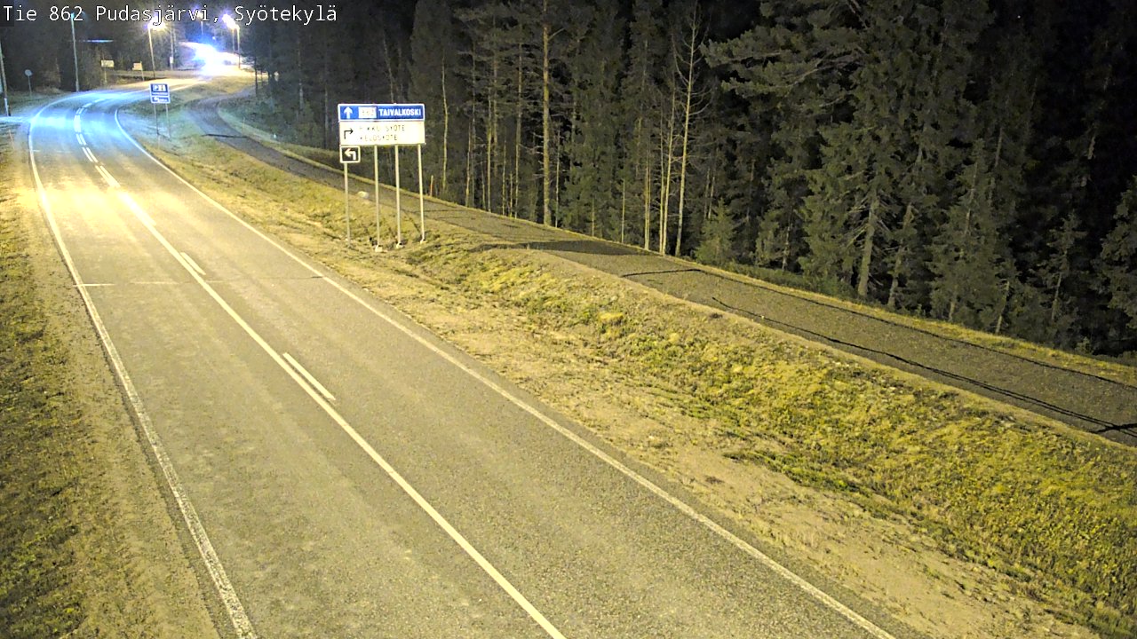 Kelikamerat Kuva Tie 862 Pudasjärvi, Syötekylä, Pudasjärvi, Pohjois-Pohjanmaa