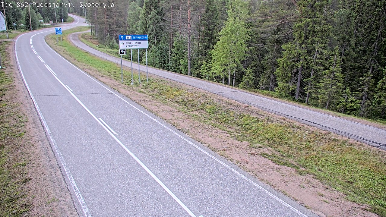 Kelikamerat Kuva Tie 862 Pudasjärvi, Syötekylä, Pudasjärvi, Pohjois-Pohjanmaa