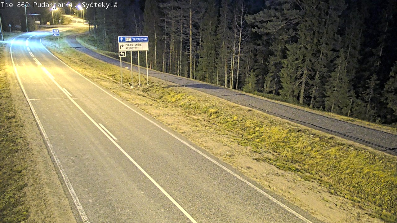 Kelikamerat Kuva Tie 862 Pudasjärvi, Syötekylä, Pudasjärvi, Pohjois-Pohjanmaa