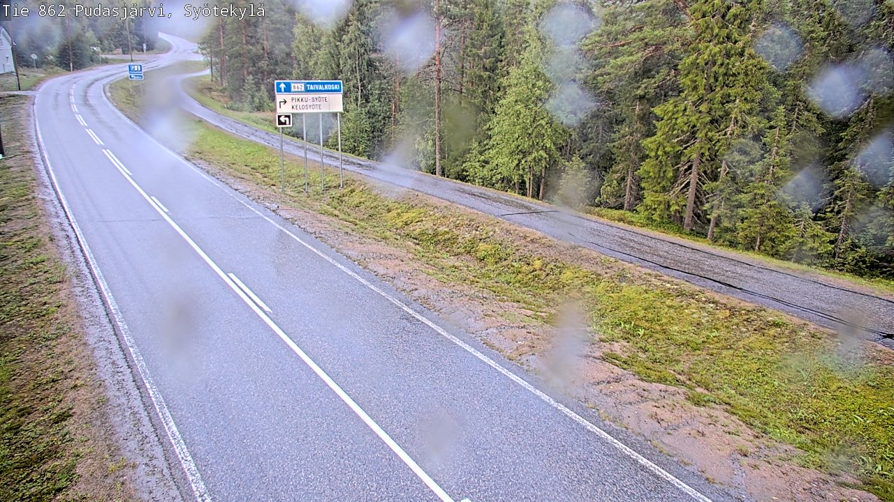 Kelikamerat Kuva Tie 862 Pudasjärvi, Syötekylä, Pudasjärvi, Pohjois-Pohjanmaa