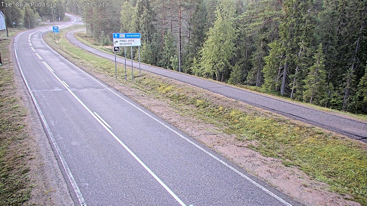 Kelikamerat Kuva Tie 862 Pudasjärvi, Syötekylä, Pudasjärvi, Pohjois-Pohjanmaa
