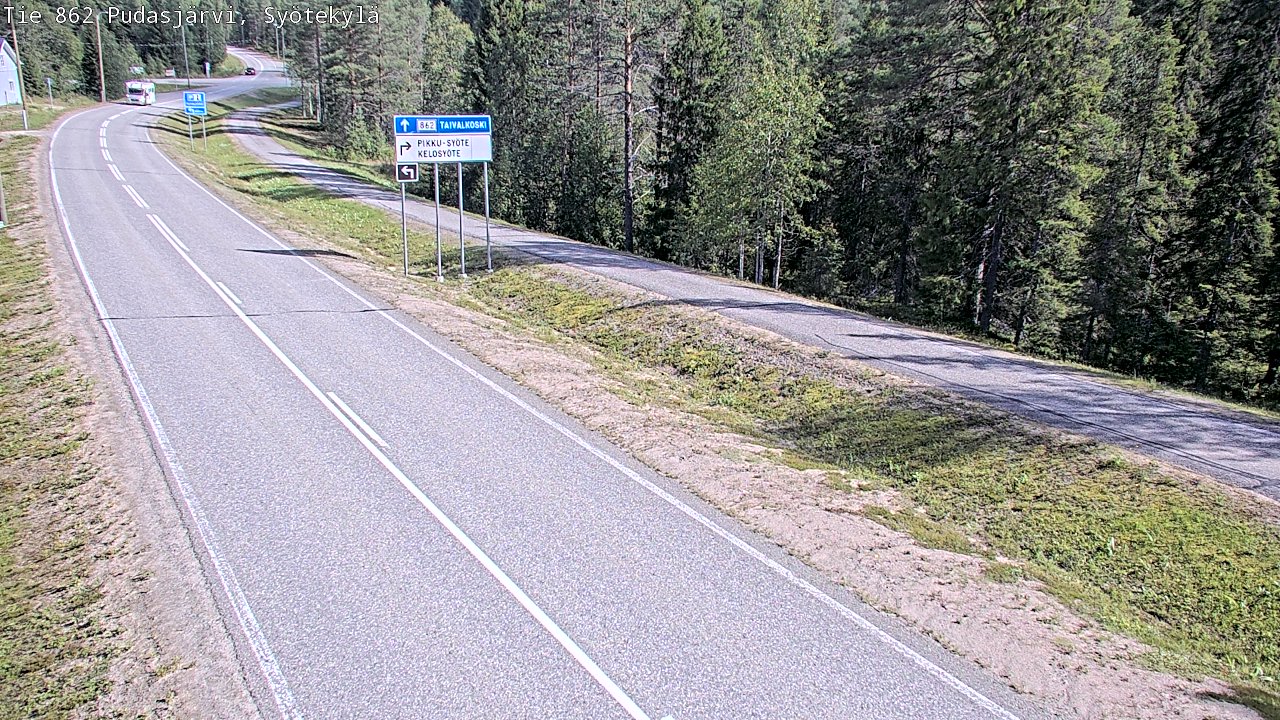 Kelikamerat Kuva Tie 862 Pudasjärvi, Syötekylä, Pudasjärvi, Pohjois-Pohjanmaa