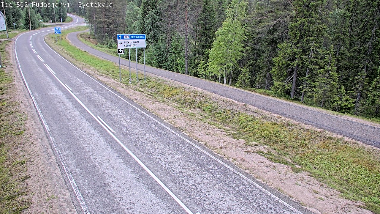 Kelikamerat Kuva Tie 862 Pudasjärvi, Syötekylä, Pudasjärvi, Pohjois-Pohjanmaa