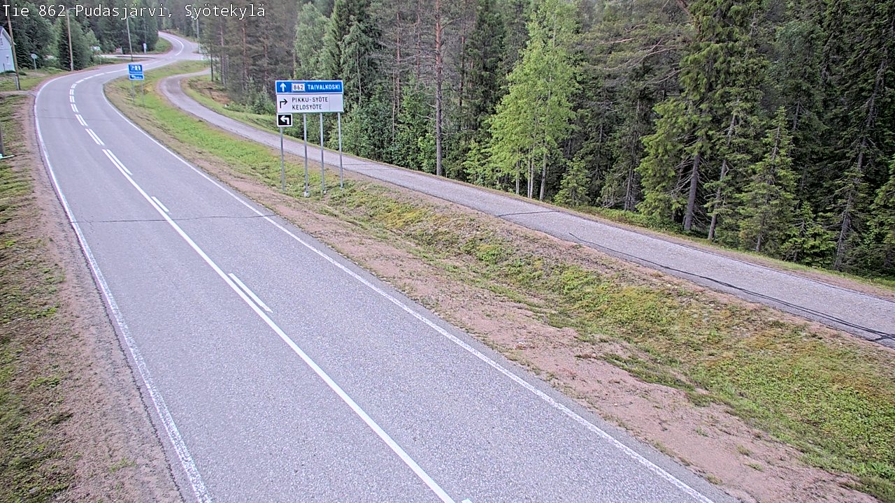 Kelikamerat Kuva Tie 862 Pudasjärvi, Syötekylä, Pudasjärvi, Pohjois-Pohjanmaa