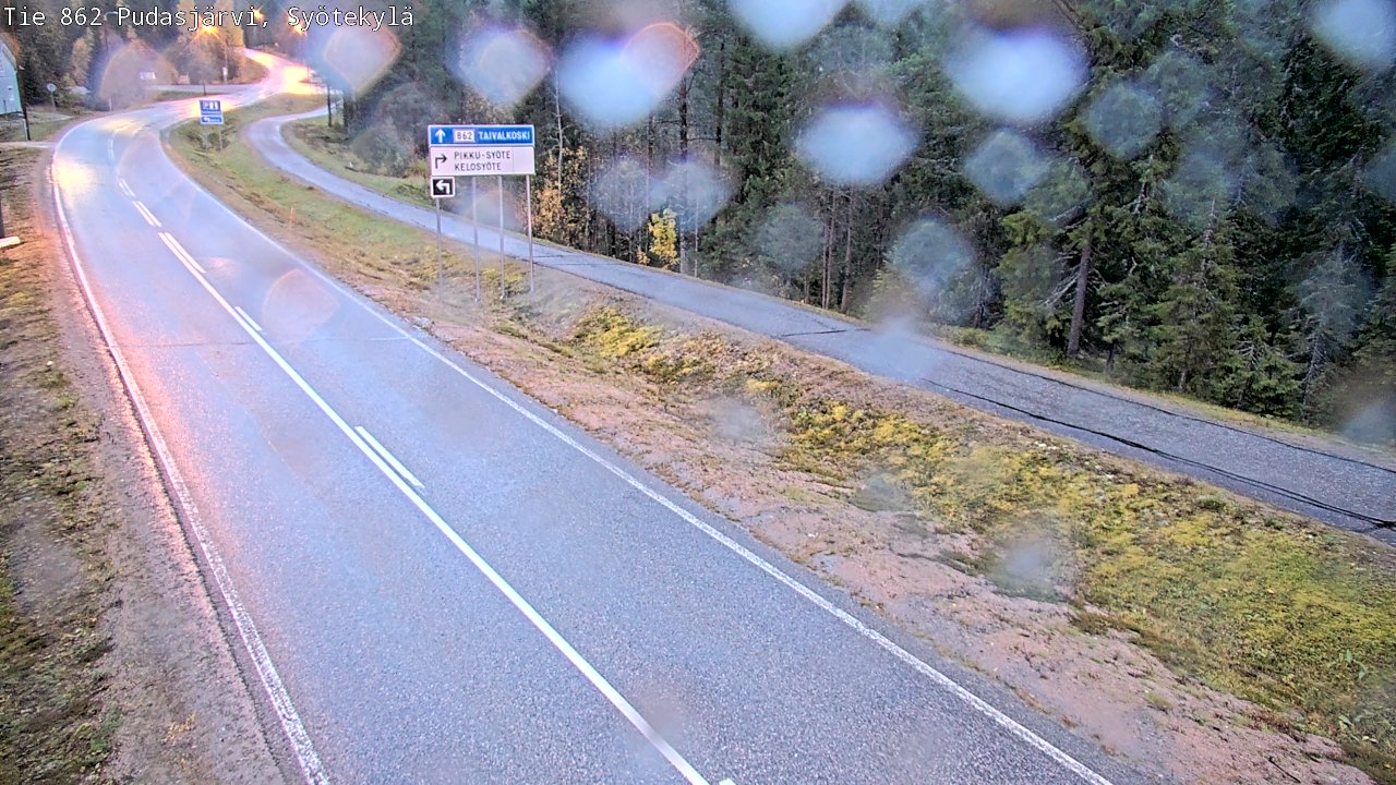 Kelikamerat Kuva Tie 862 Pudasjärvi, Syötekylä, Pudasjärvi, Pohjois-Pohjanmaa