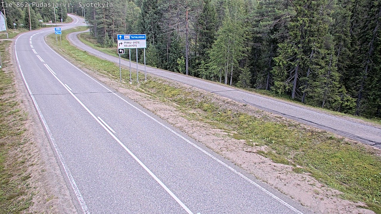 Kelikamerat Kuva Tie 862 Pudasjärvi, Syötekylä, Pudasjärvi, Pohjois-Pohjanmaa