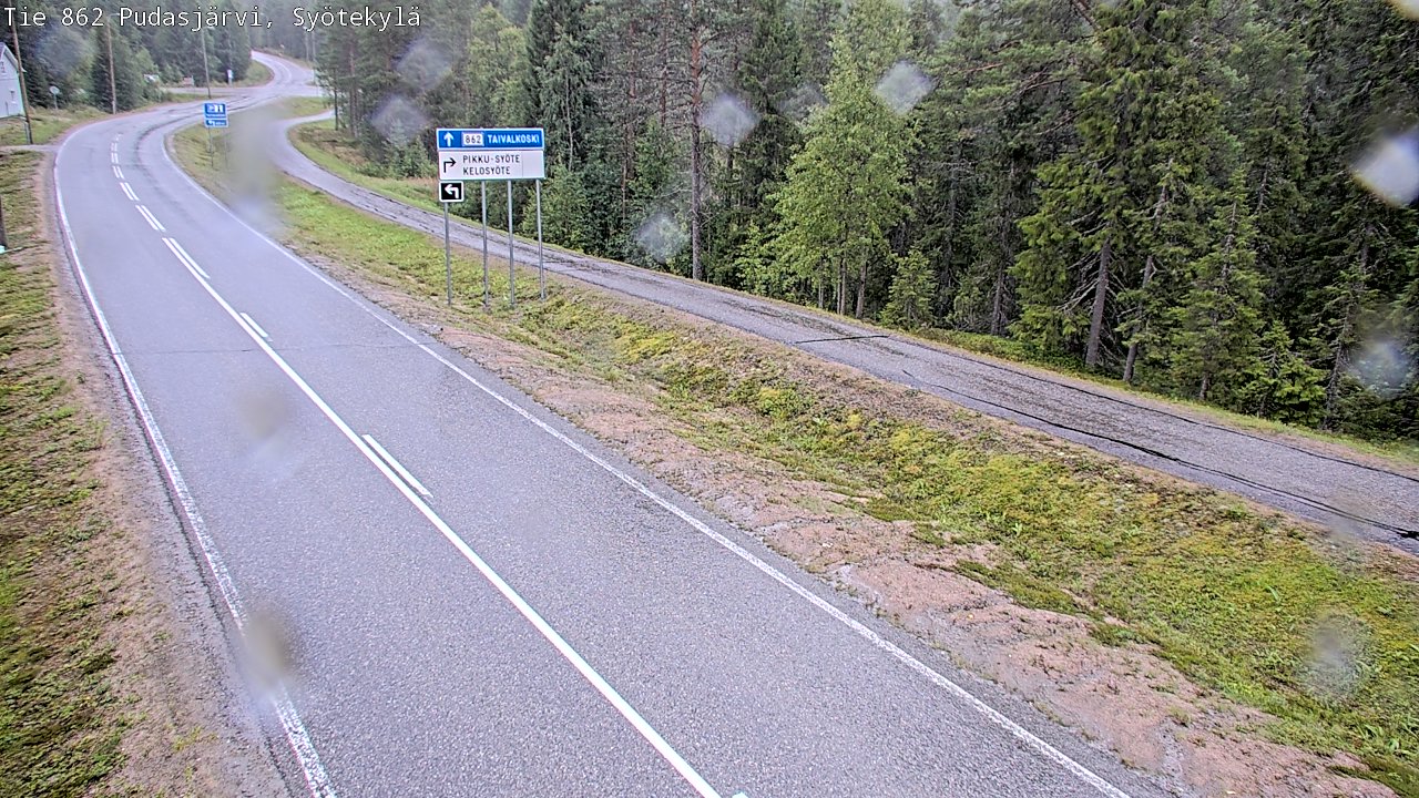 Kelikamerat Kuva Tie 862 Pudasjärvi, Syötekylä, Pudasjärvi, Pohjois-Pohjanmaa