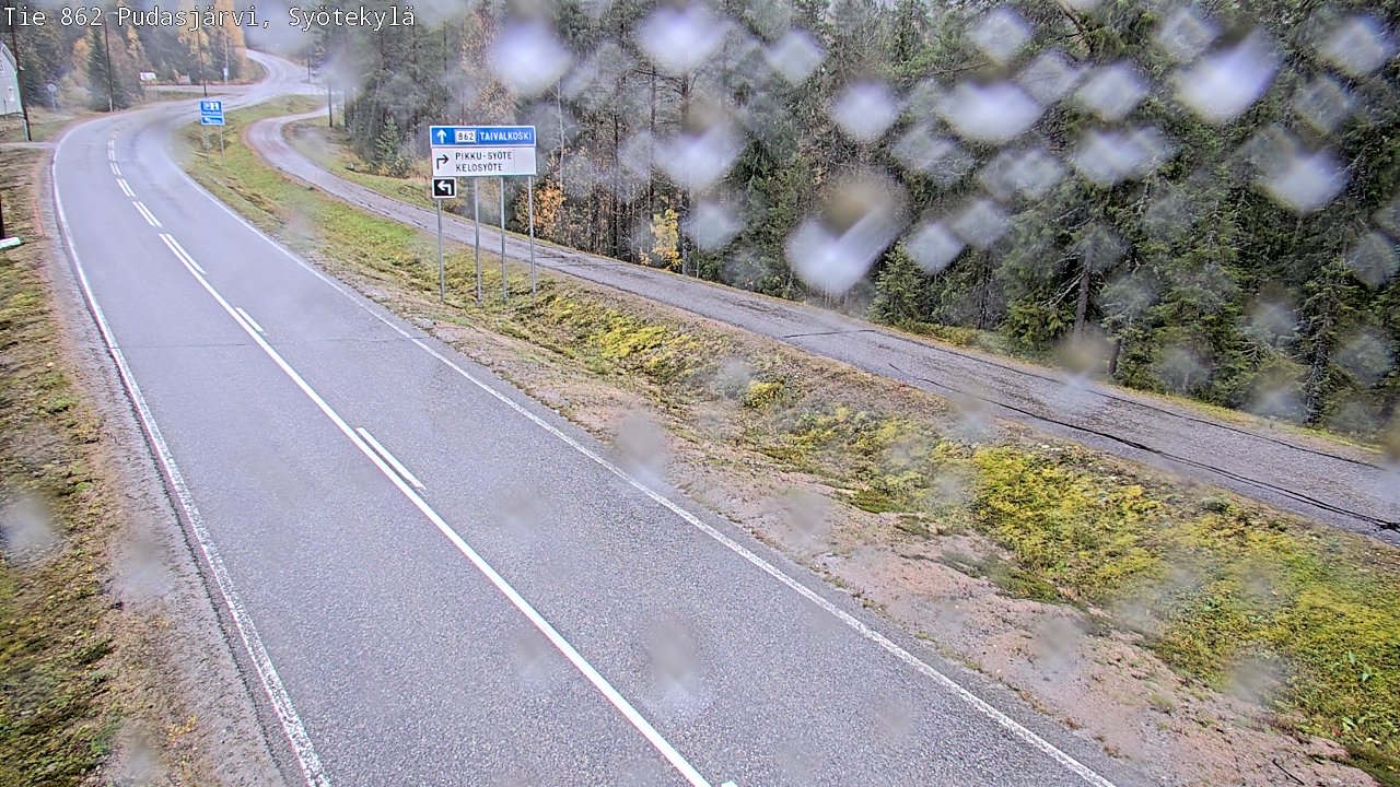 Kelikamerat Kuva Tie 862 Pudasjärvi, Syötekylä, Pudasjärvi, Pohjois-Pohjanmaa