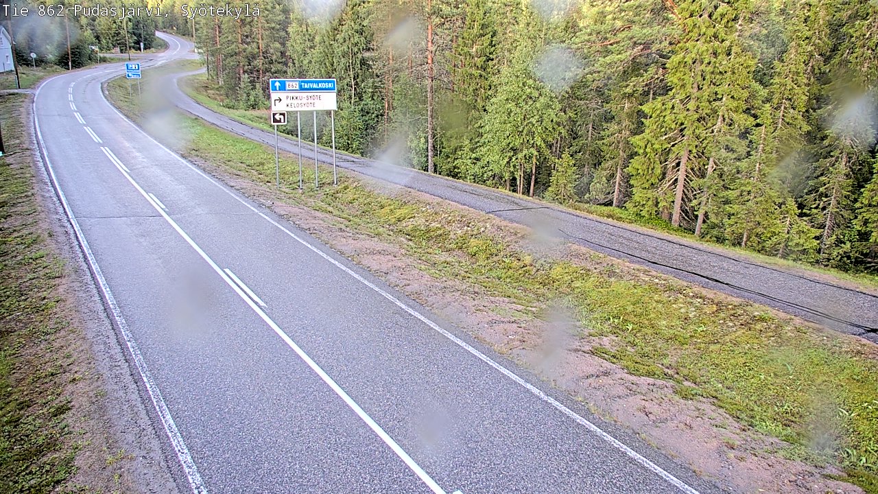 Kelikamerat Kuva Tie 862 Pudasjärvi, Syötekylä, Pudasjärvi, Pohjois-Pohjanmaa