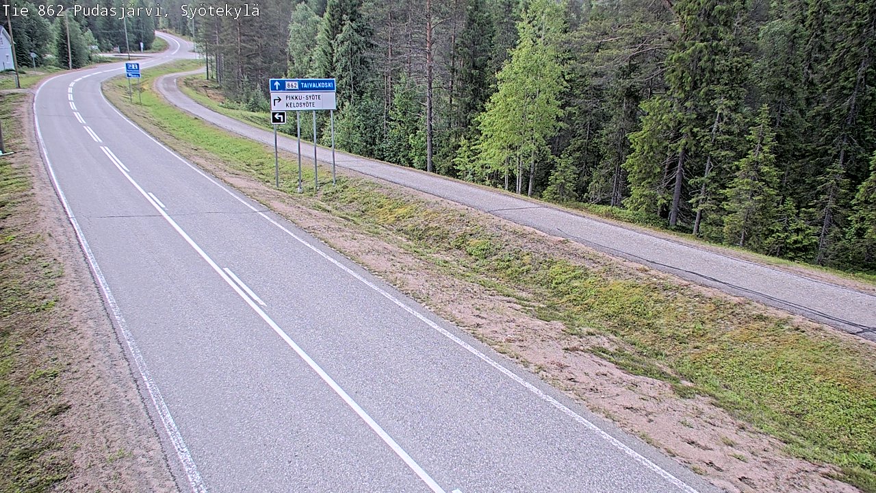 Kelikamerat Kuva Tie 862 Pudasjärvi, Syötekylä, Pudasjärvi, Pohjois-Pohjanmaa
