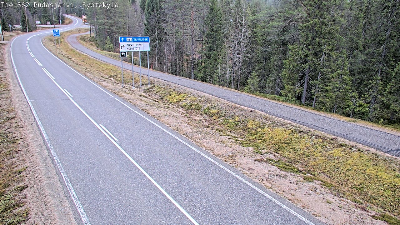 Kelikamerat Kuva Tie 862 Pudasjärvi, Syötekylä, Pudasjärvi, Pohjois-Pohjanmaa