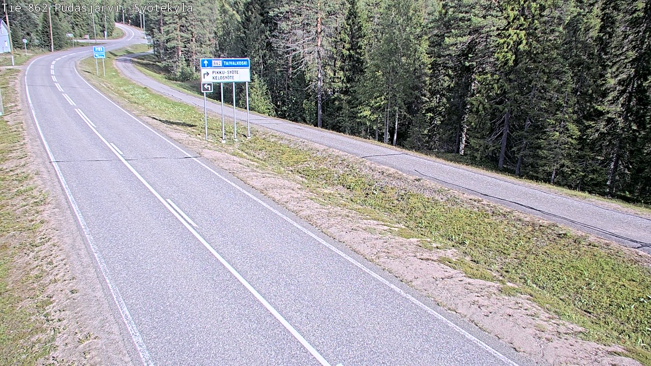 Kelikamerat Kuva Tie 862 Pudasjärvi, Syötekylä, Pudasjärvi, Pohjois-Pohjanmaa