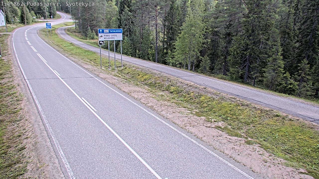 Kelikamerat Kuva Tie 862 Pudasjärvi, Syötekylä, Pudasjärvi, Pohjois-Pohjanmaa