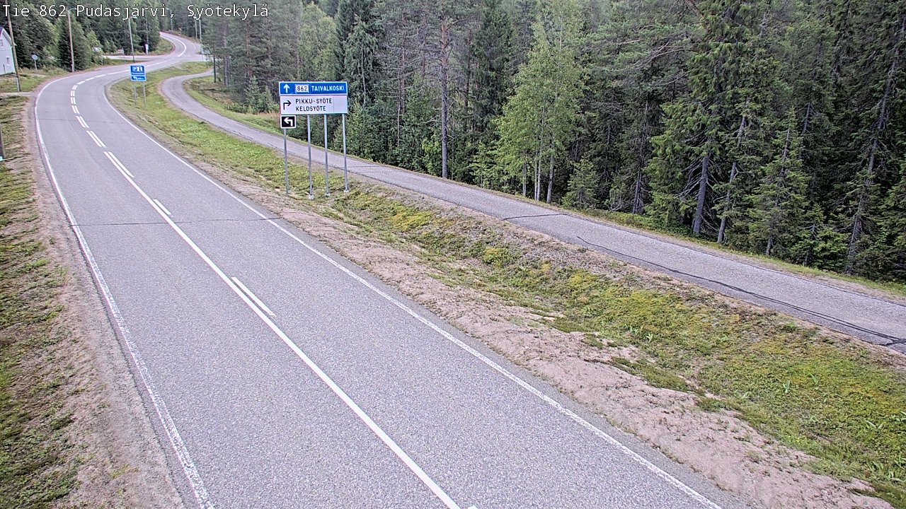 Kelikamerat Kuva Tie 862 Pudasjärvi, Syötekylä, Pudasjärvi, Pohjois-Pohjanmaa