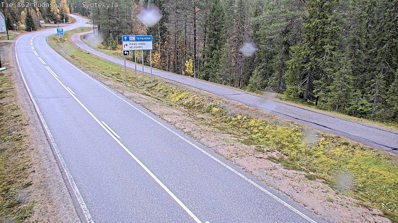Kelikamerat Kuva Tie 862 Pudasjärvi, Syötekylä, Pudasjärvi, Pohjois-Pohjanmaa