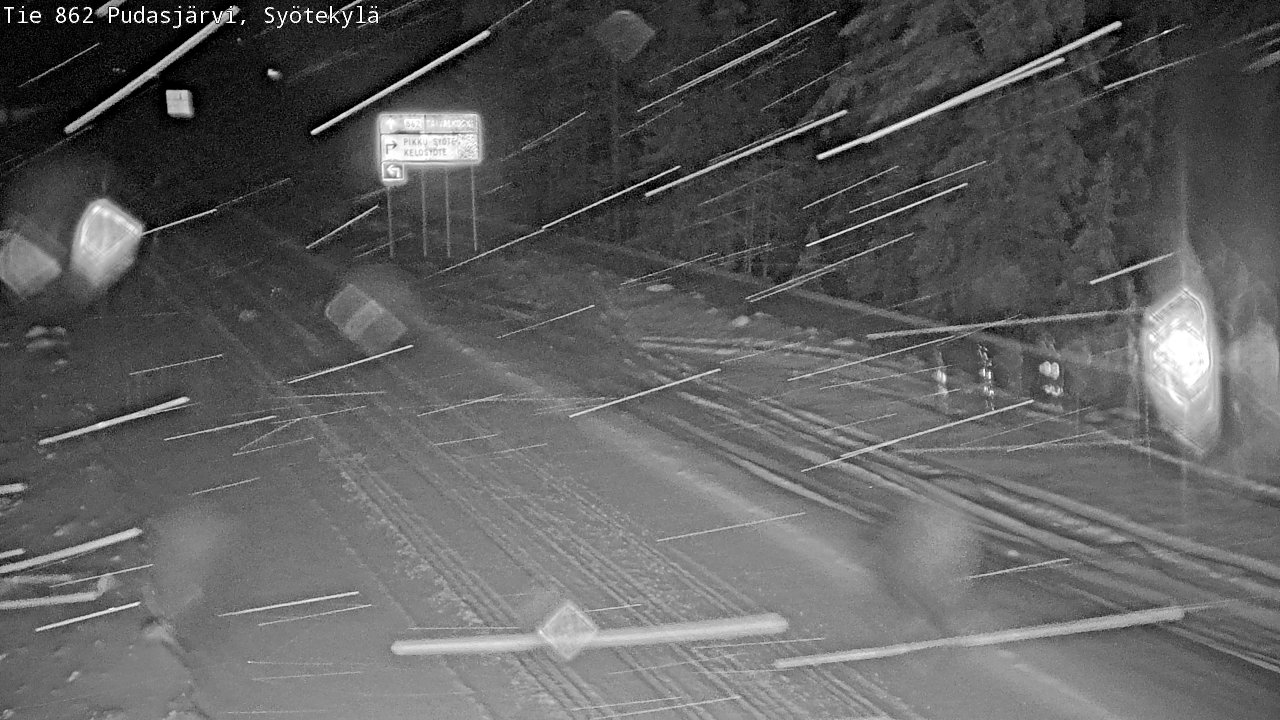 Kelikamerat Kuva Tie 862 Pudasjärvi, Syötekylä, Pudasjärvi, Pohjois-Pohjanmaa