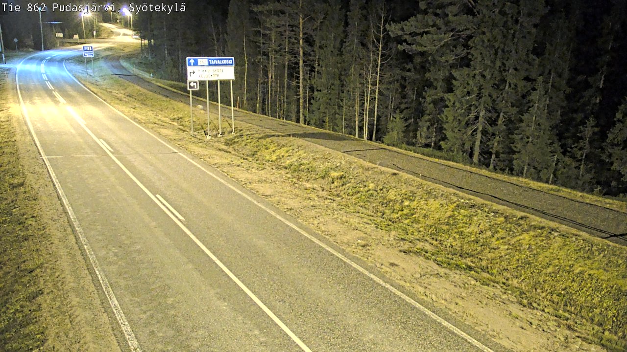 Kelikamerat Kuva Tie 862 Pudasjärvi, Syötekylä, Pudasjärvi, Pohjois-Pohjanmaa