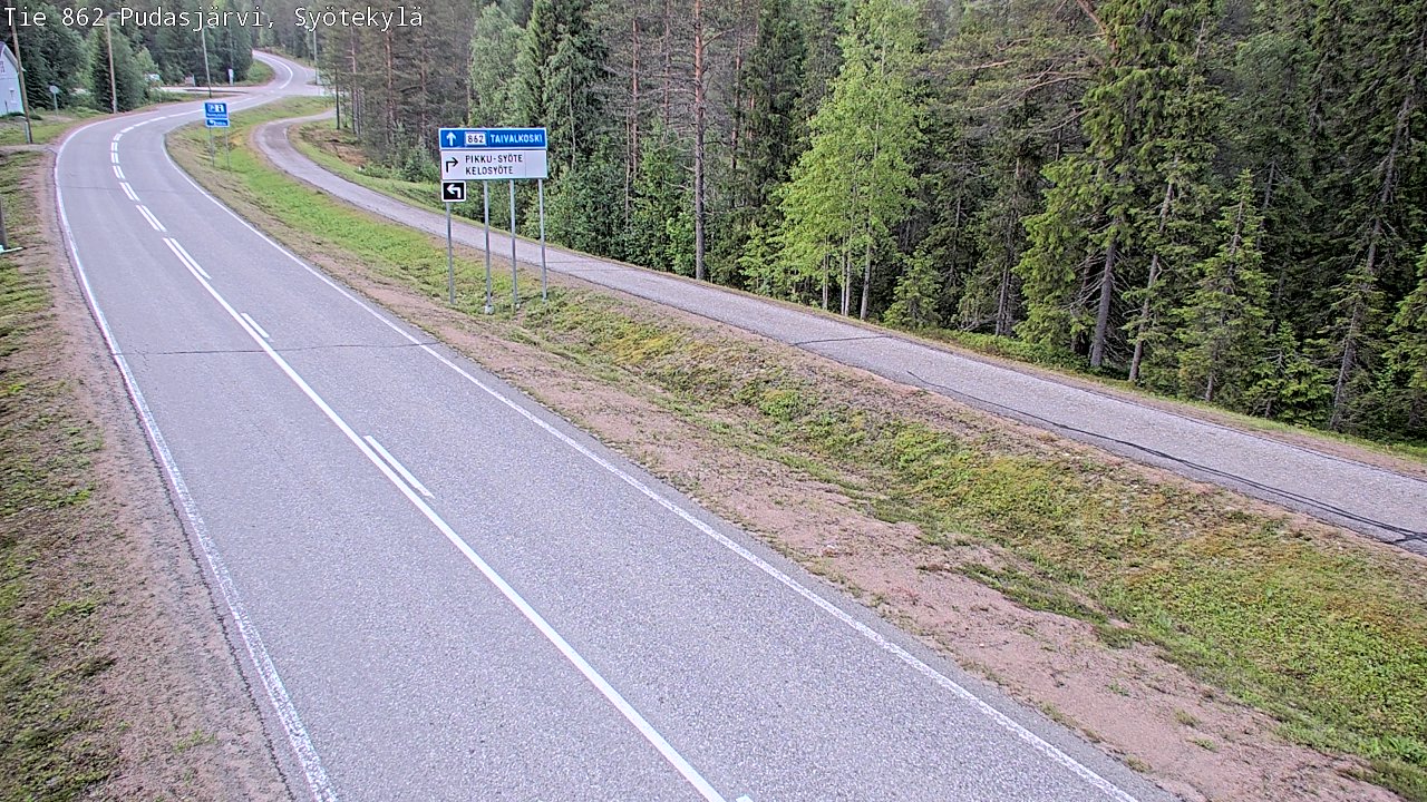 Kelikamerat Kuva Tie 862 Pudasjärvi, Syötekylä, Pudasjärvi, Pohjois-Pohjanmaa