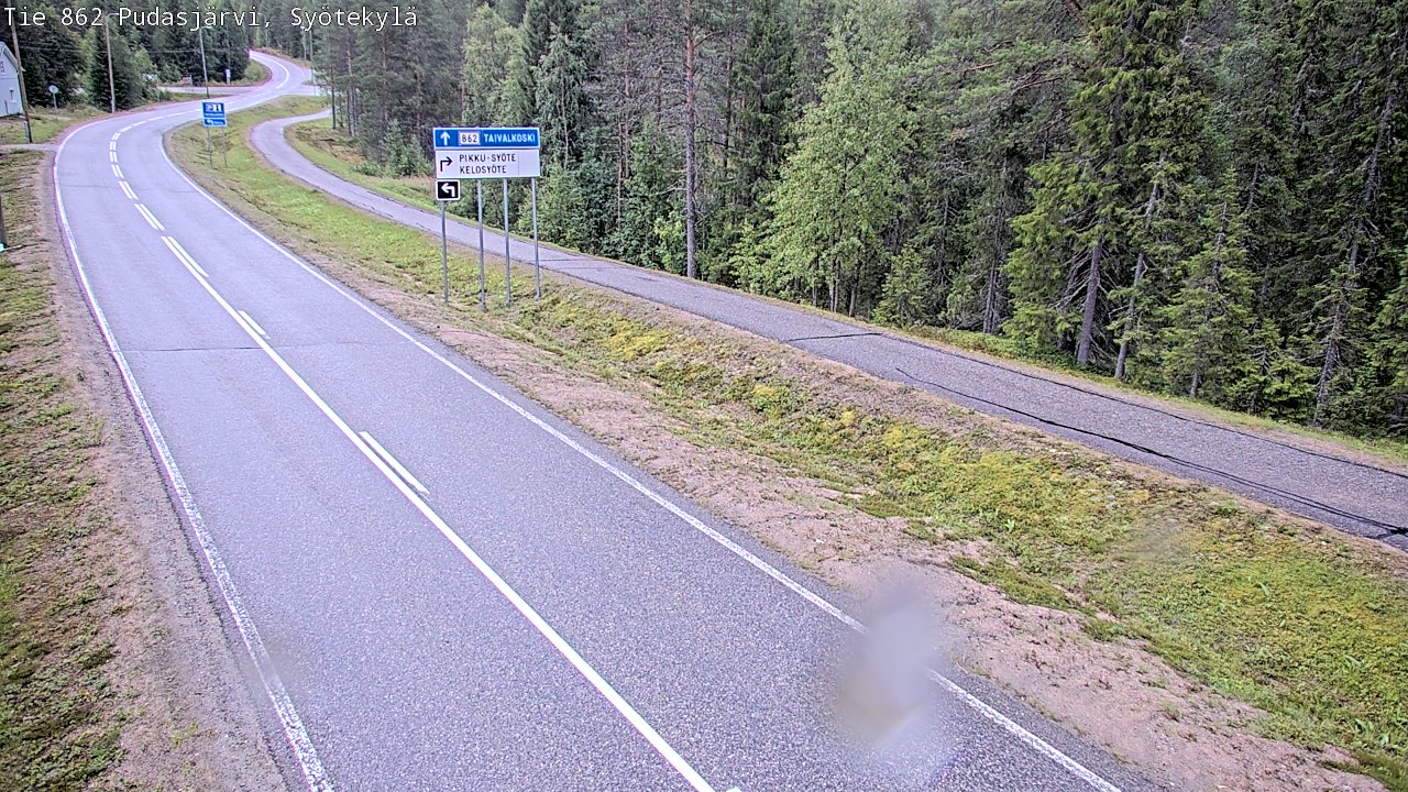 Kelikamerat Kuva Tie 862 Pudasjärvi, Syötekylä, Pudasjärvi, Pohjois-Pohjanmaa