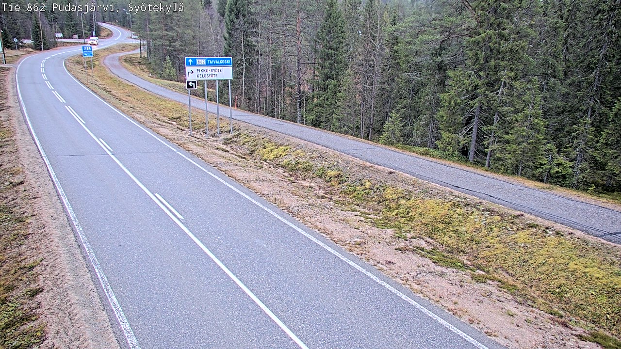 Kelikamerat Kuva Tie 862 Pudasjärvi, Syötekylä, Pudasjärvi, Pohjois-Pohjanmaa