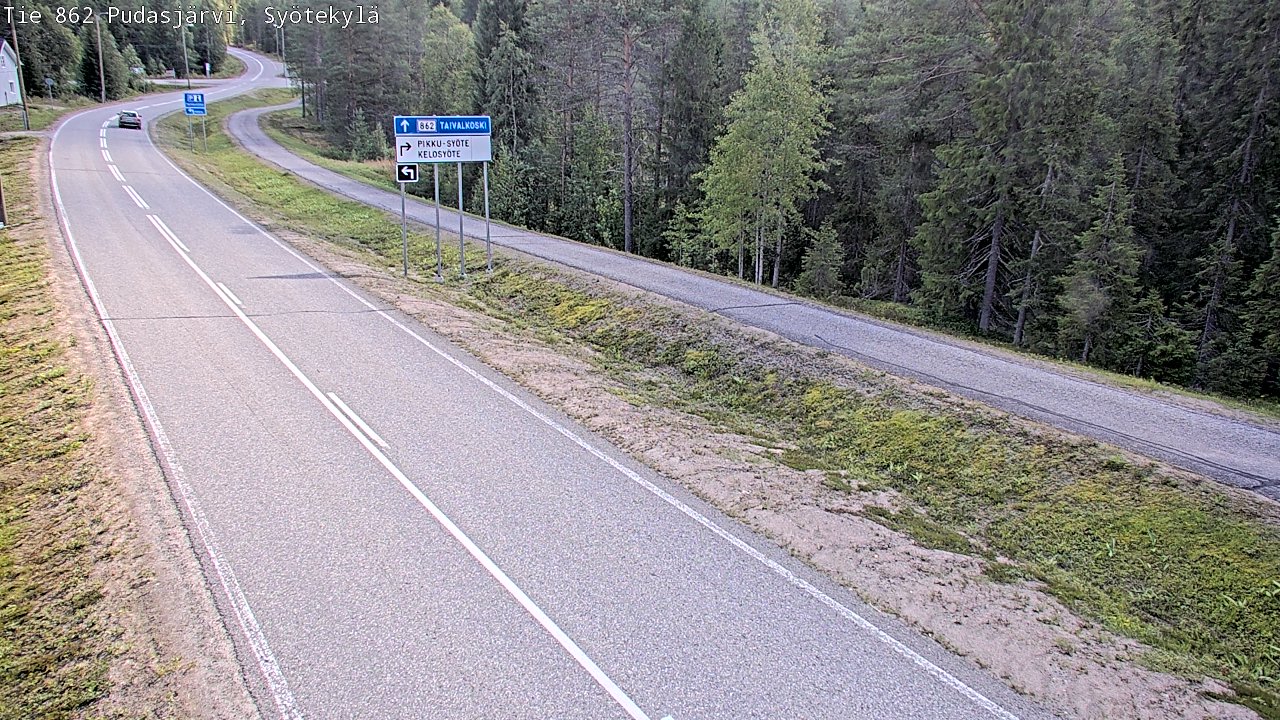 Kelikamerat Kuva Tie 862 Pudasjärvi, Syötekylä, Pudasjärvi, Pohjois-Pohjanmaa