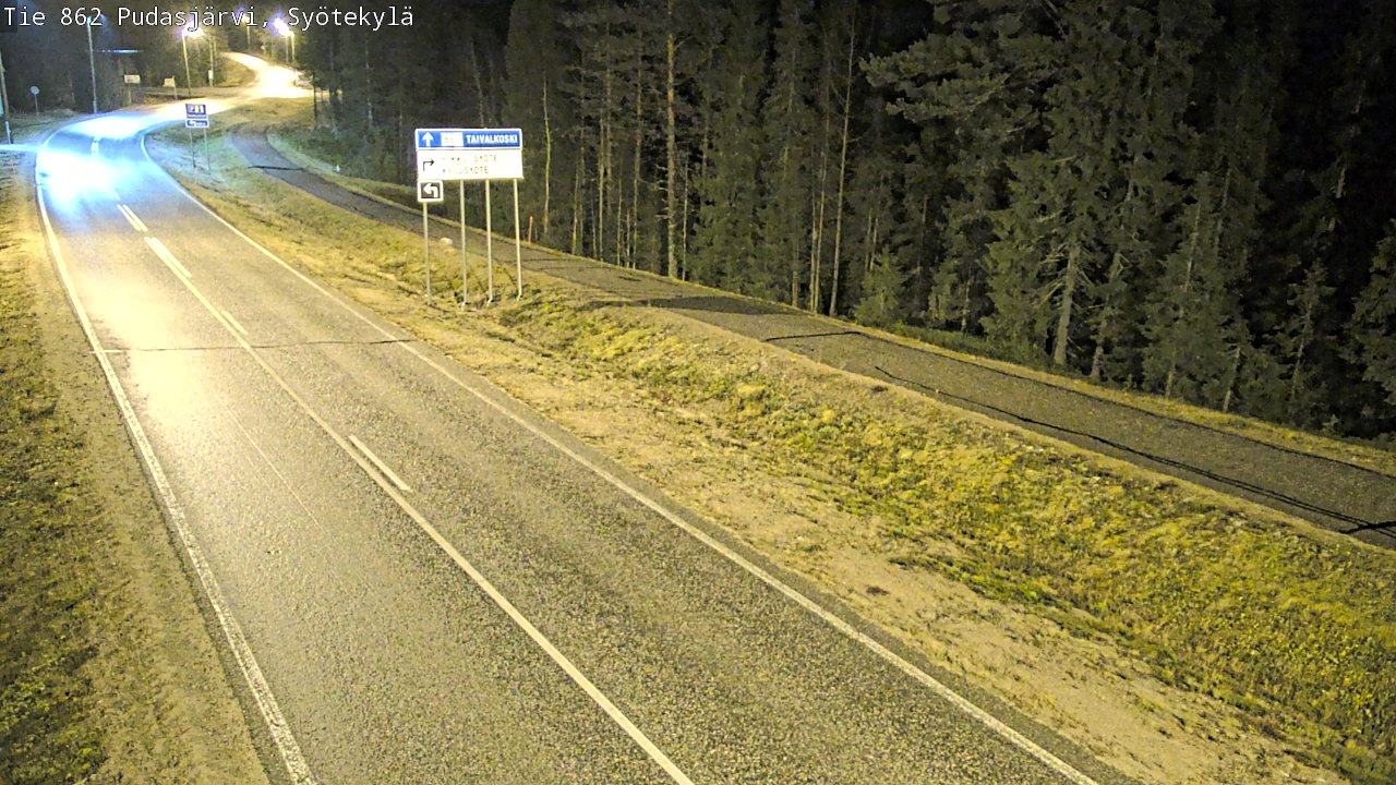 Kelikamerat Kuva Tie 862 Pudasjärvi, Syötekylä, Pudasjärvi, Pohjois-Pohjanmaa
