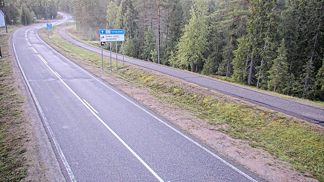 Kelikamerat Kuva Tie 862 Pudasjärvi, Syötekylä, Pudasjärvi, Pohjois-Pohjanmaa