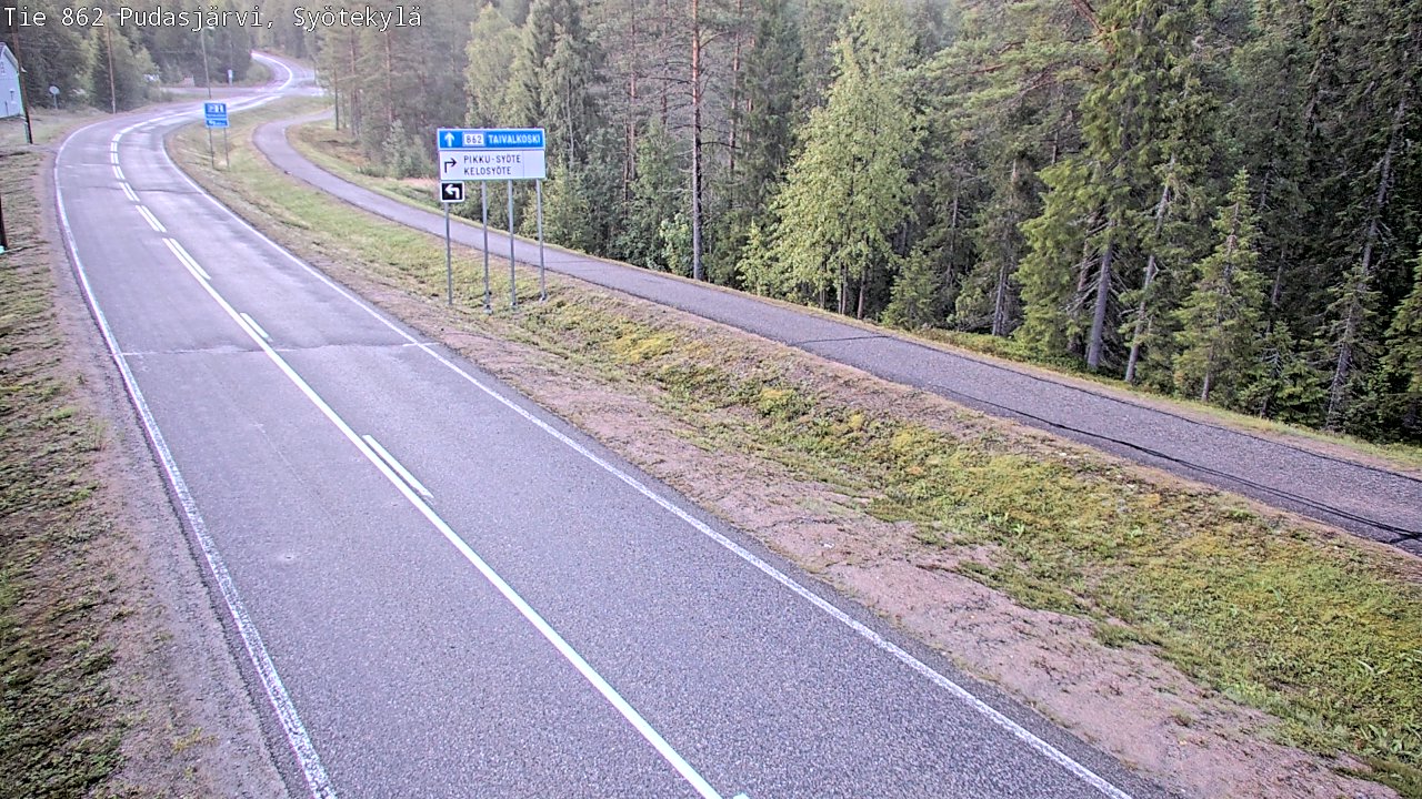 Kelikamerat Kuva Tie 862 Pudasjärvi, Syötekylä, Pudasjärvi, Pohjois-Pohjanmaa
