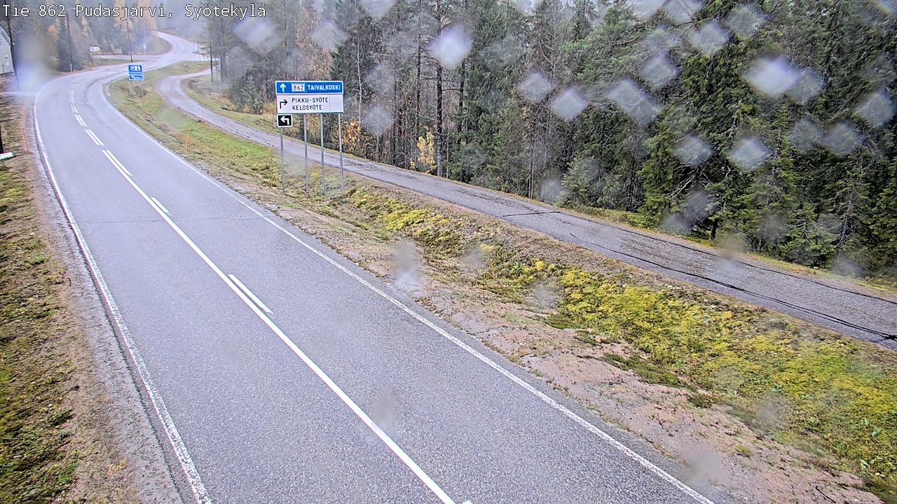 Kelikamerat Kuva Tie 862 Pudasjärvi, Syötekylä, Pudasjärvi, Pohjois-Pohjanmaa