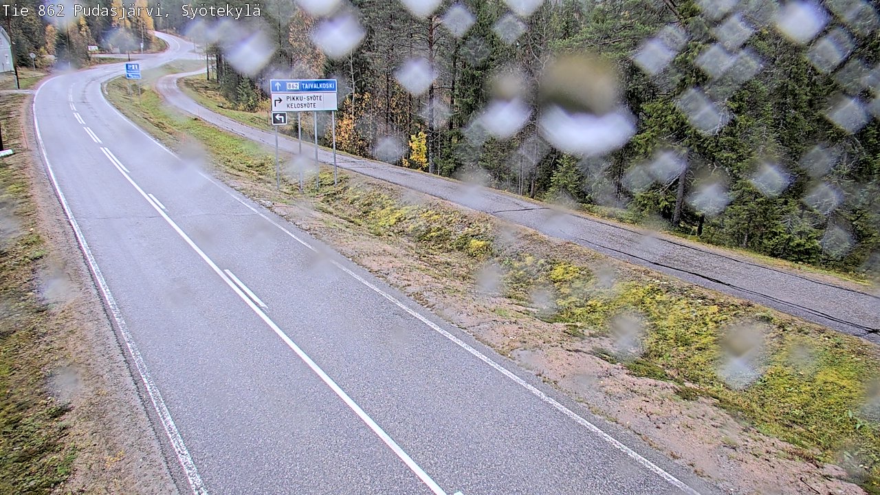 Kelikamerat Kuva Tie 862 Pudasjärvi, Syötekylä, Pudasjärvi, Pohjois-Pohjanmaa
