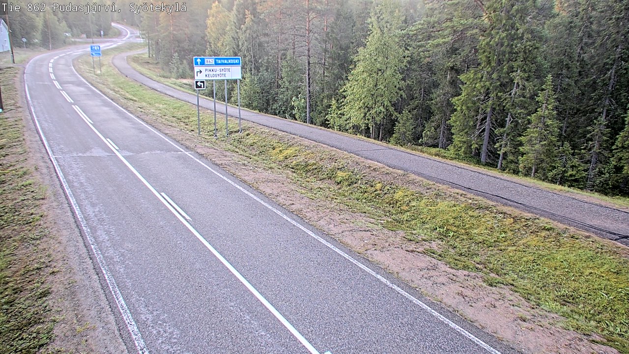 Kelikamerat Kuva Tie 862 Pudasjärvi, Syötekylä, Pudasjärvi, Pohjois-Pohjanmaa