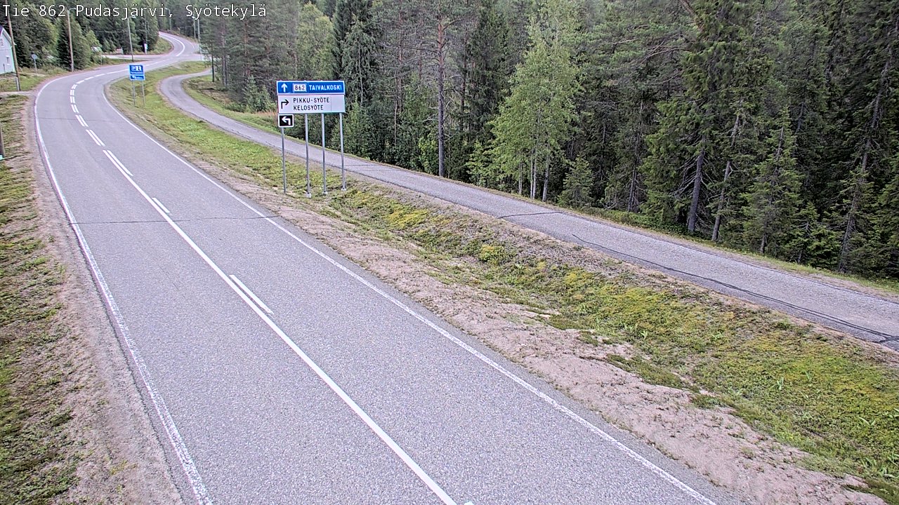 Kelikamerat Kuva Tie 862 Pudasjärvi, Syötekylä, Pudasjärvi, Pohjois-Pohjanmaa