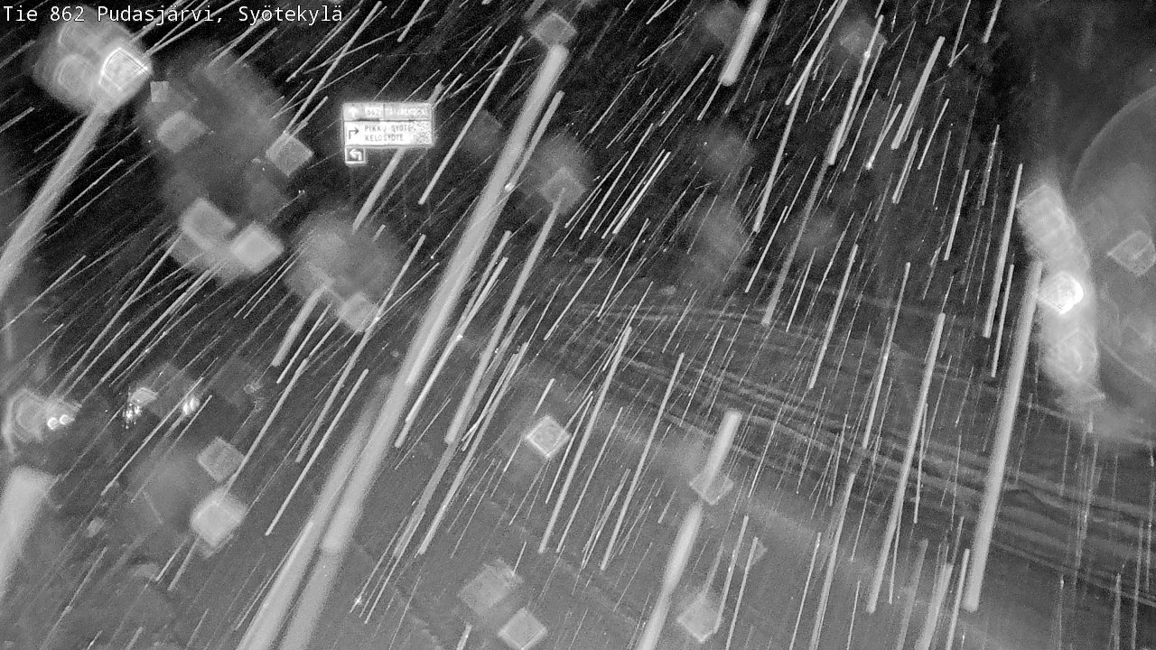 Kelikamerat Kuva Tie 862 Pudasjärvi, Syötekylä, Pudasjärvi, Pohjois-Pohjanmaa