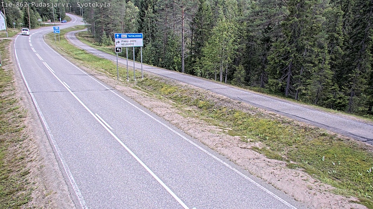 Kelikamerat Kuva Tie 862 Pudasjärvi, Syötekylä, Pudasjärvi, Pohjois-Pohjanmaa