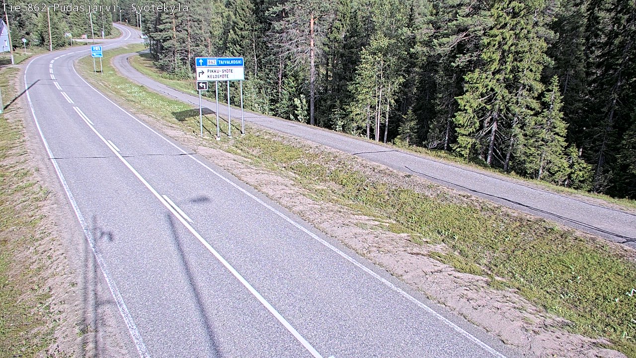 Kelikamerat Kuva Tie 862 Pudasjärvi, Syötekylä, Pudasjärvi, Pohjois-Pohjanmaa