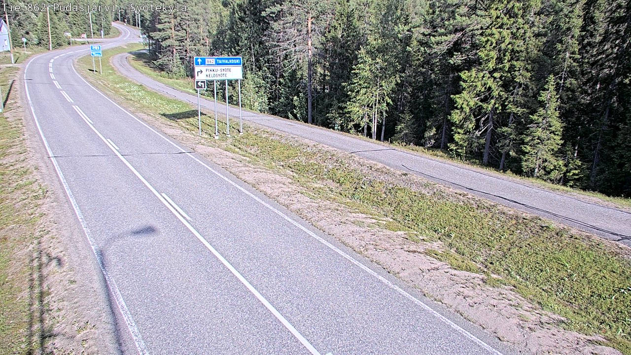 Kelikamerat Kuva Tie 862 Pudasjärvi, Syötekylä, Pudasjärvi, Pohjois-Pohjanmaa