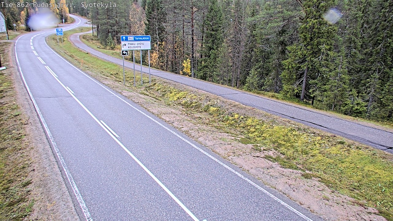 Kelikamerat Kuva Tie 862 Pudasjärvi, Syötekylä, Pudasjärvi, Pohjois-Pohjanmaa