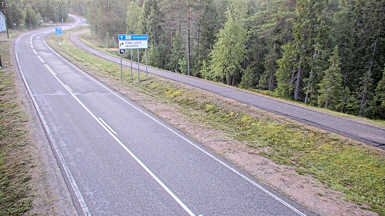 Kelikamerat Kuva Tie 862 Pudasjärvi, Syötekylä, Pudasjärvi, Pohjois-Pohjanmaa