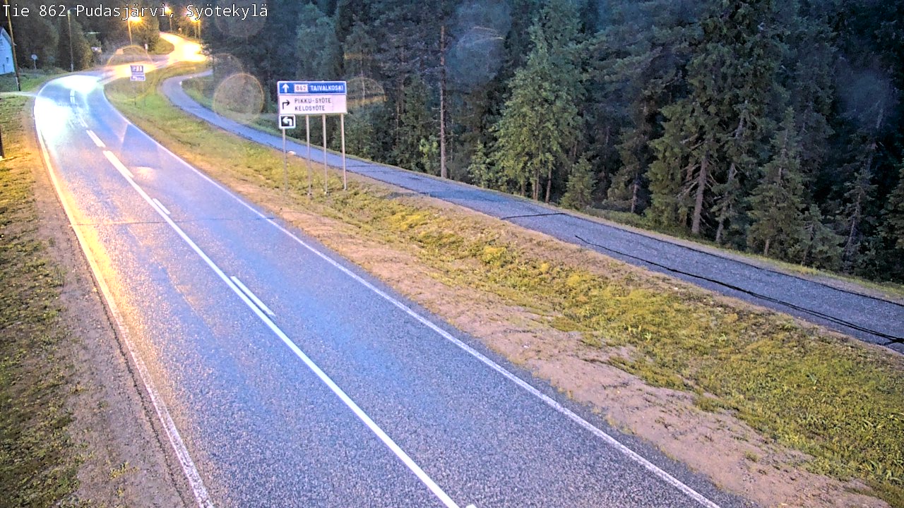 Kelikamerat Kuva Tie 862 Pudasjärvi, Syötekylä, Pudasjärvi, Pohjois-Pohjanmaa