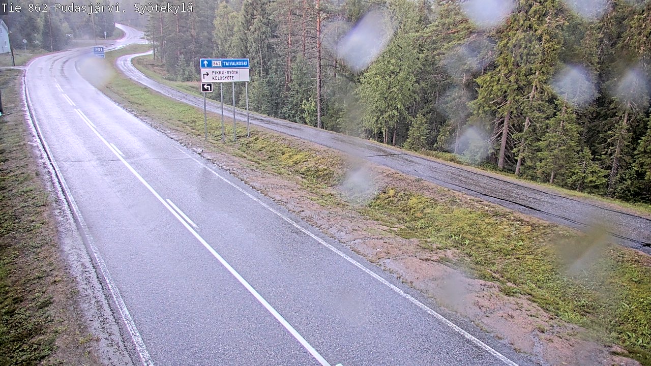 Kelikamerat Kuva Tie 862 Pudasjärvi, Syötekylä, Pudasjärvi, Pohjois-Pohjanmaa