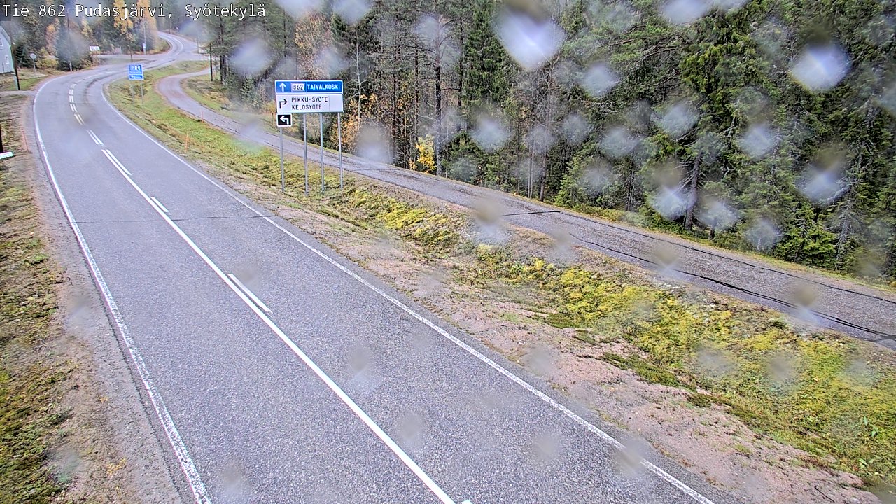 Kelikamerat Kuva Tie 862 Pudasjärvi, Syötekylä, Pudasjärvi, Pohjois-Pohjanmaa