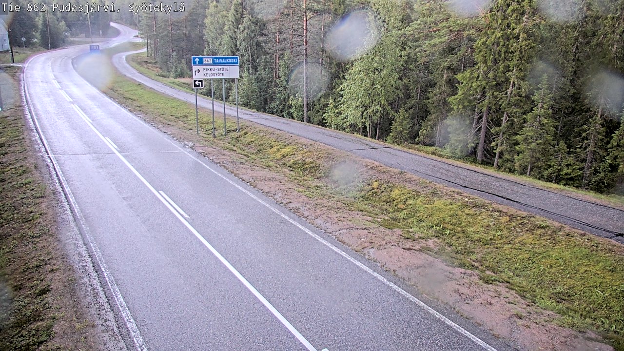 Kelikamerat Kuva Tie 862 Pudasjärvi, Syötekylä, Pudasjärvi, Pohjois-Pohjanmaa
