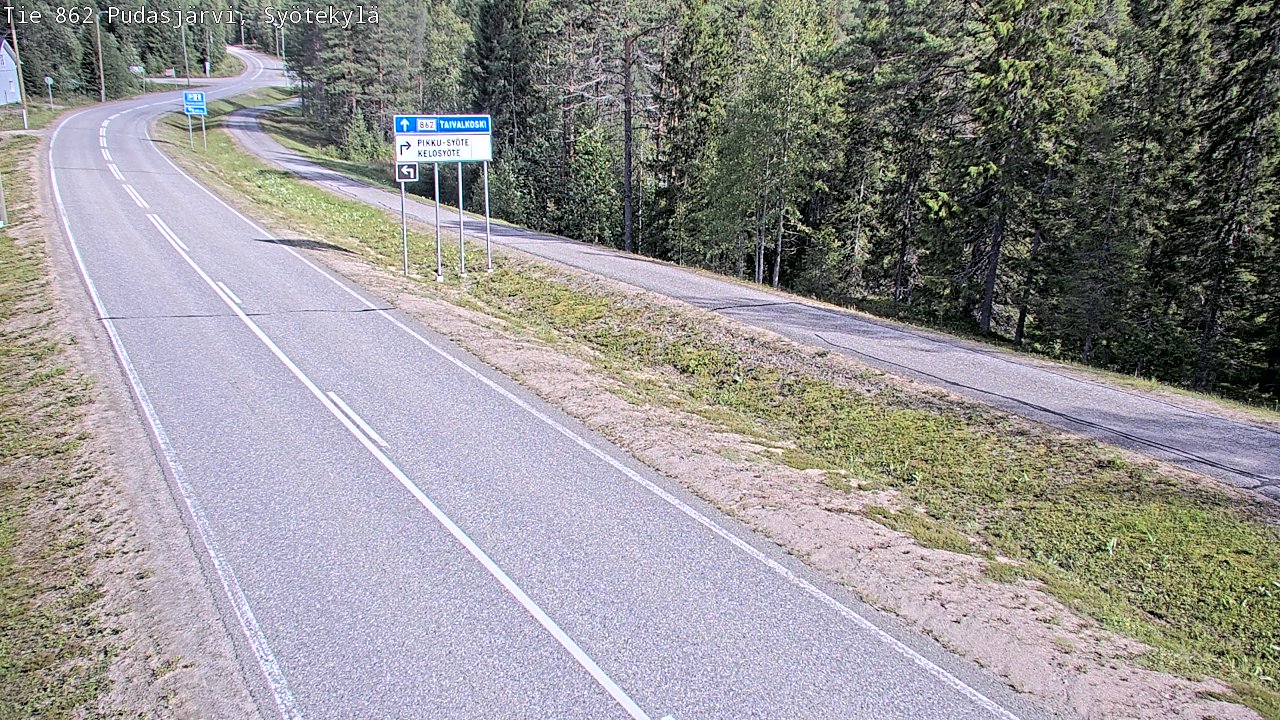 Kelikamerat Kuva Tie 862 Pudasjärvi, Syötekylä, Pudasjärvi, Pohjois-Pohjanmaa