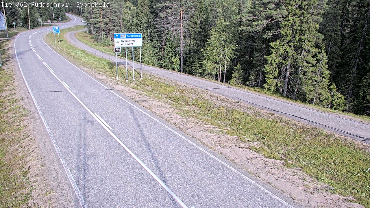 Kelikamerat Kuva Tie 862 Pudasjärvi, Syötekylä, Pudasjärvi, Pohjois-Pohjanmaa