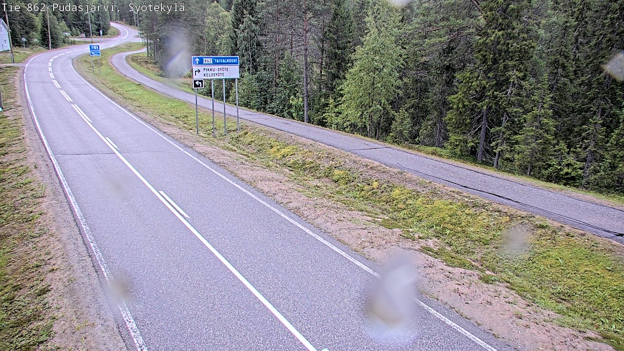 Kelikamerat Kuva Tie 862 Pudasjärvi, Syötekylä, Pudasjärvi, Pohjois-Pohjanmaa